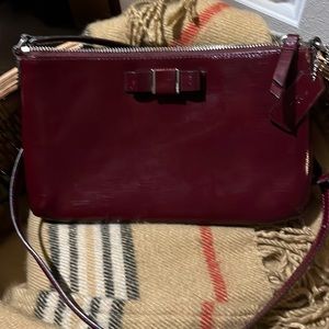 Coach Darcy burgundy Bow Crossbody